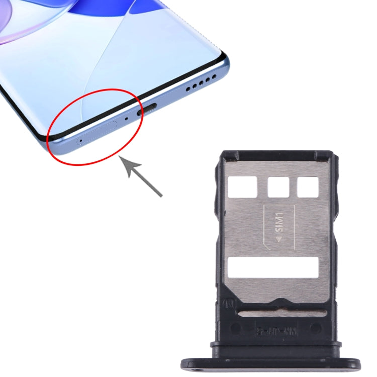 For Huawei Nova 9Z 5G SIM Card Tray (Black) - Card Socket by PMc TechLife | Online Shopping South Africa | PMc TechLife | Buy Now Pay Later Mobicred