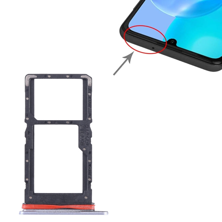 For Honor X5 Plus SIM + SIM / Micro SD Card Tray (Purple) - Card Socket by PMc TechLife | Online Shopping South Africa | PMc TechLife | Buy Now Pay Later Mobicred