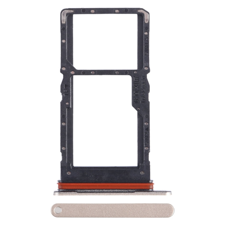 For Honor Play6C SIM + SIM / Micro SD Card Tray (Gold) - Card Socket by PMc TechLife | Online Shopping South Africa | PMc TechLife | Buy Now Pay Later Mobicred