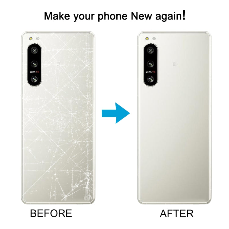 For Sony Xperia 5 IV Original Battery Back Cover with Camera Lens Cover(Black) - Back Cover by PMC TechLife | Online Shopping South Africa | PMC TechLife