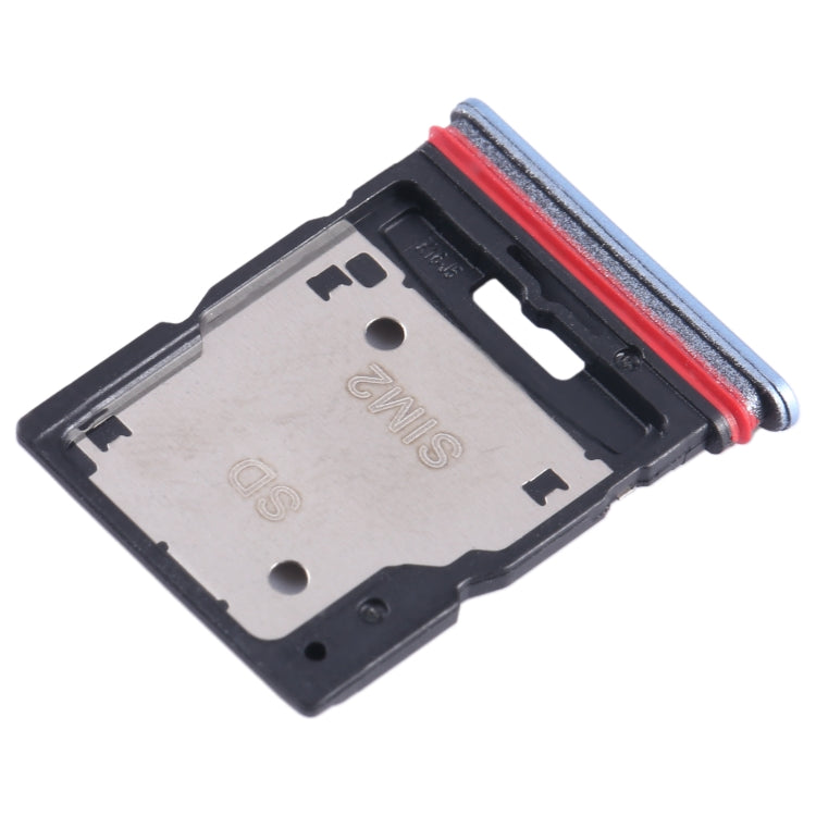 For Xiaomi Redmi Note 11T Pro+ SIM Card Tray + SIM Card Tray / Micro SD Card Tray (Blue) - Card Tray by PMC TechLife | Online Shopping South Africa | PMC TechLife