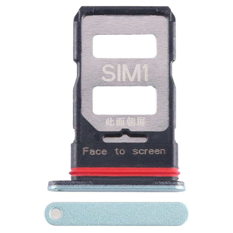 For Xiaomi Redmi K60 SIM Card Tray + SIM Card Tray (Green) - Card Tray by PMC Jewellery | Online Shopping South Africa | PMC Jewellery