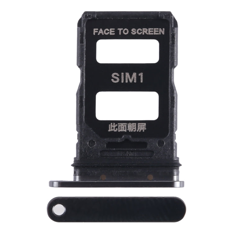 For Xiaomi 13 SIM Card Tray + SIM Card Tray (Black) - Card Tray by PMC Jewellery | Online Shopping South Africa | PMC Jewellery