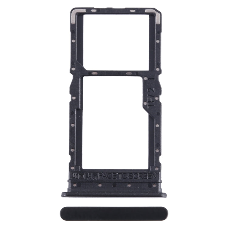 For Xiaomi Redmi 12 4G SIM Card Tray + SIM Card Tray / Micro SD Card Tray (Black) - Card Tray by PMC TechLife | Online Shopping South Africa | PMC TechLife