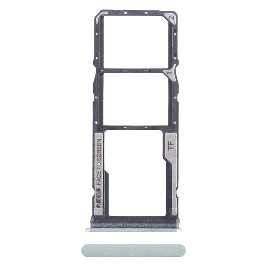 For Xiaomi Poco C65 SIM Card Tray + SIM Card Tray + Micro SD Card Tray (Green) - Card Tray by PMC Jewellery | Online Shopping South Africa | PMC Jewellery