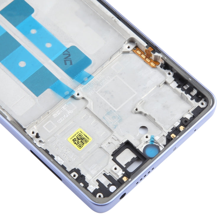 For Xiaomi Redmi Note 13 Pro 4G Original Front Housing LCD Frame Bezel Plate (Purple) - Frame Bezel Plate by PMC TechLife | Online Shopping South Africa | PMC TechLife