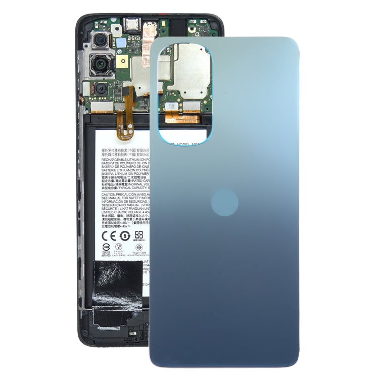 For Motorola Edge 30 Original Battery Back Cover(Blue) - Back Cover by PMC TechLife | Online Shopping South Africa | PMC TechLife