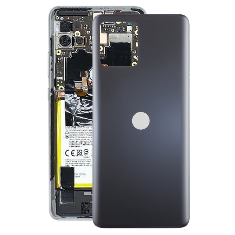For Motorola Moto G72 Original Battery Back Cover(Black) - Back Cover by PMC TechLife | Online Shopping South Africa | PMC TechLife