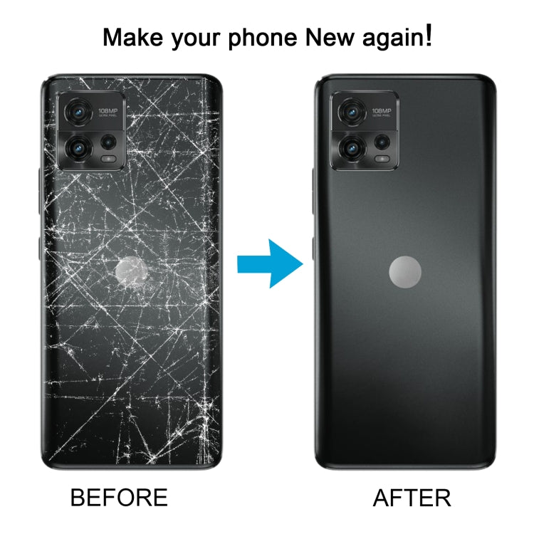 For Motorola Moto G72 Original Battery Back Cover(Black) - Back Cover by PMC TechLife | Online Shopping South Africa | PMC TechLife