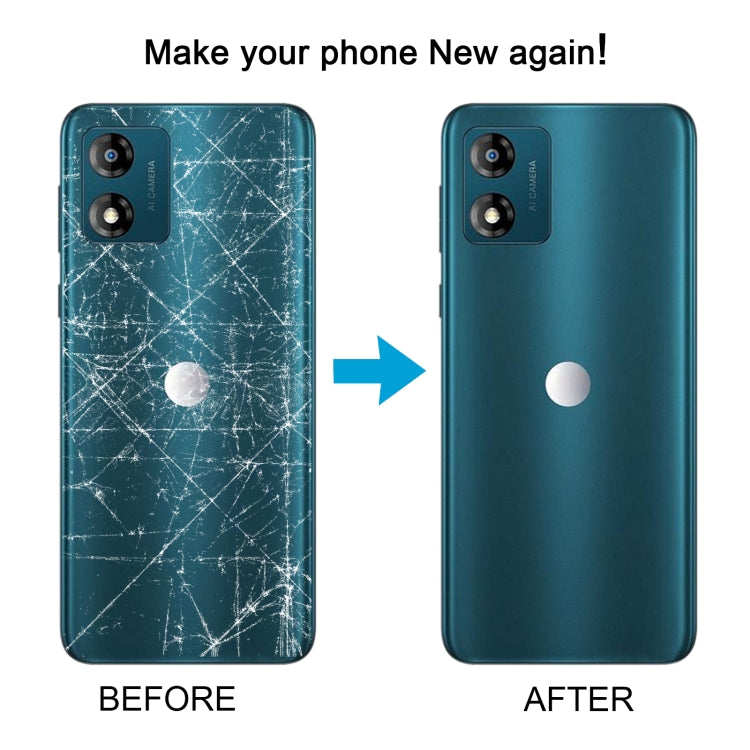 For Motorola Moto E13 Original Battery Back Cover(Green) - Back Cover by PMC TechLife | Online Shopping South Africa | PMC TechLife