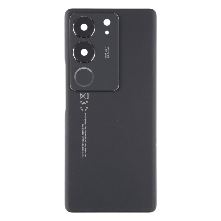 For vivo V29 Pro Original Battery Back Cover with Camera Lens Cover(Black) - Back Cover by PMC TechLife | Online Shopping South Africa | PMC TechLife
