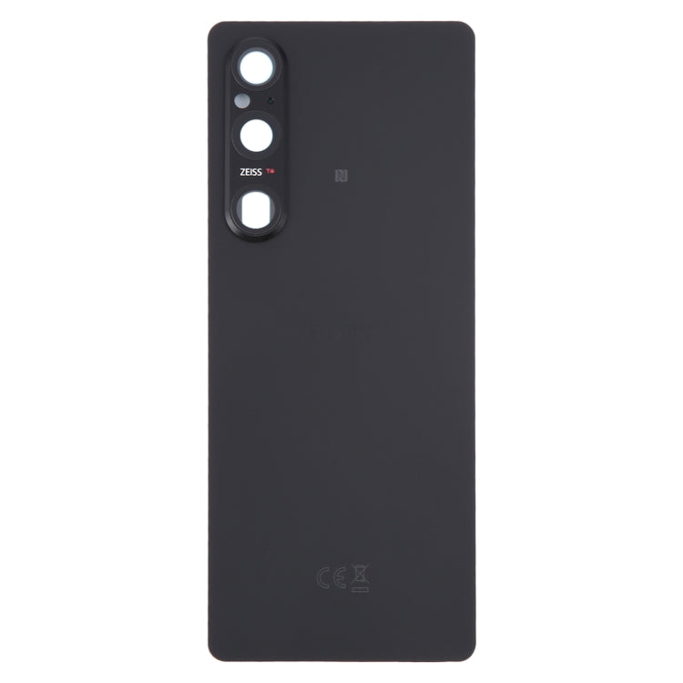 For Sony Xperia 1 V Original Battery Back Cover with Camera Lens Cover(Black) - Back Cover by PMC Jewellery | Online Shopping South Africa | PMC Jewellery