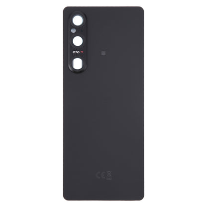 For Sony Xperia 1 V Original Battery Back Cover with Camera Lens Cover(Black) - Back Cover by PMC Jewellery | Online Shopping South Africa | PMC Jewellery