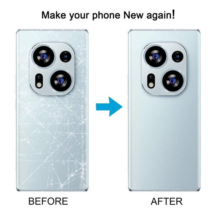 For Tecno Phantom X2 Pro AD9 Original Battery Back Cover(Silver) - Back Cover by PMC TechLife | Online Shopping South Africa | PMC TechLife