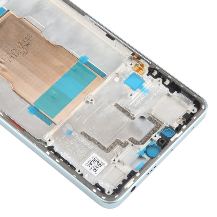 For Xiaomi Poco F5 Original Front Housing LCD Frame Bezel Plate (Blue) - Frame Bezel Plate by PMC TechLife | Online Shopping South Africa | PMC TechLife | Buy Now Pay Later Mobicred