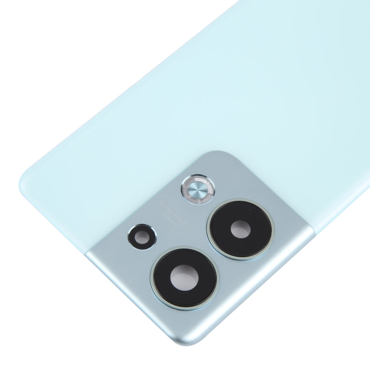 For OPPO Reno9 Pro+ Original Battery Back Cover with Camera Lens Cover(Blue) - Back Cover by PMC TechLife | Online Shopping South Africa | PMC TechLife | Buy Now Pay Later Mobicred