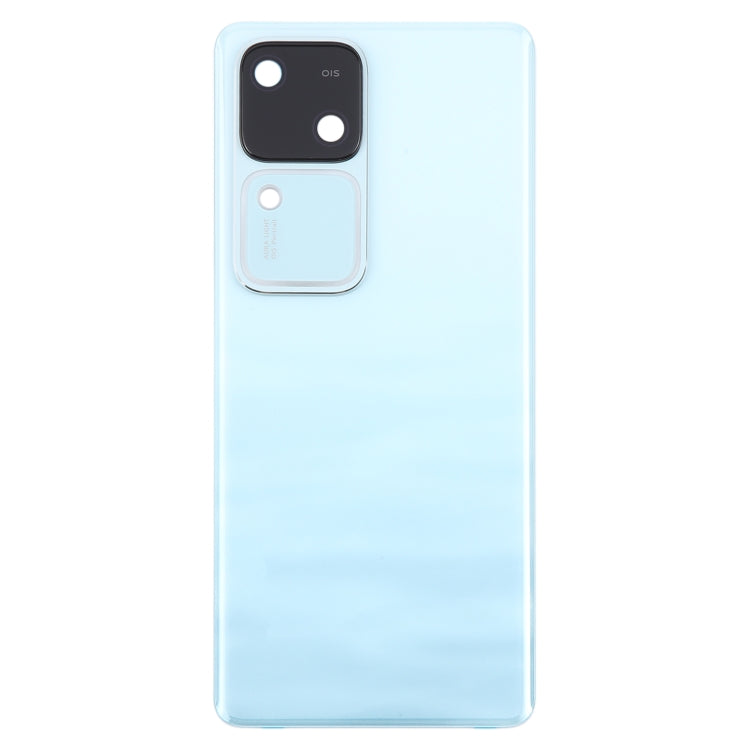 For vivo V30 Battery Back Cover with Camera Lens Cover(Blue) - Back Cover by PMC TechLife | Online Shopping South Africa | PMC TechLife | Buy Now Pay Later Mobicred