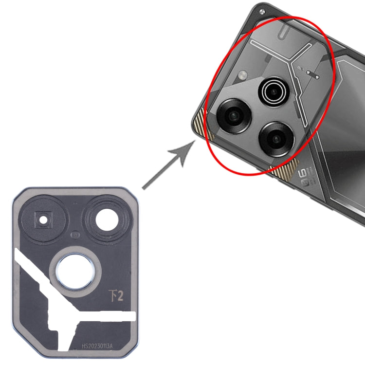 For Tecno Pova 6 Pro Original Rear Camera Frame (Blue) - Camera Parts by PMC TechLife | Online Shopping South Africa | PMC TechLife | Buy Now Pay Later Mobicred