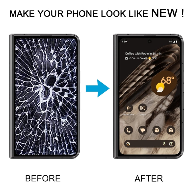 For Google Pixel Fold G9FPL Original LCD Secondary Screen with Digitizer Full Assembly - free shipping - PMC TechLife - Order now!