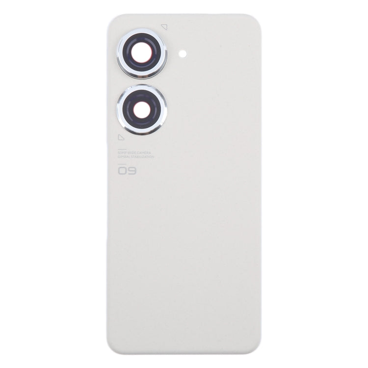 For Asus Zenfone 9 AI2202 Original Battery Back Cover with Camera Lens Cover(White) - Back Cover by PMC TechLife | Online Shopping South Africa | PMC TechLife | Buy Now Pay Later Mobicred