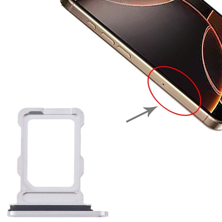 For iPhone 16 Pro SIM Card Tray (White) - Others by PMC Jewellery | Online Shopping South Africa | PMC Jewellery | Buy Now Pay Later Mobicred