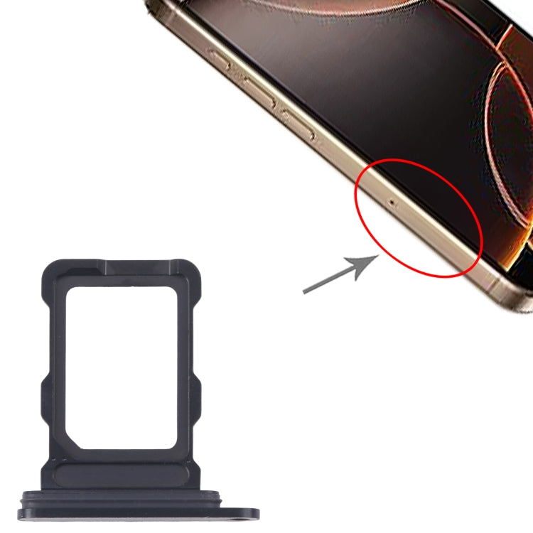 For iPhone 16 Pro Max SIM Card Tray (Black) - Others by PMC Jewellery | Online Shopping South Africa | PMC Jewellery | Buy Now Pay Later Mobicred
