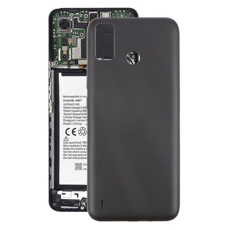 For Tecno Spark 6 Go Original Battery Back Cover(Black) - Back Cover by PMc TechLife | Online Shopping South Africa | PMc TechLife | Buy Now Pay Later Mobicred