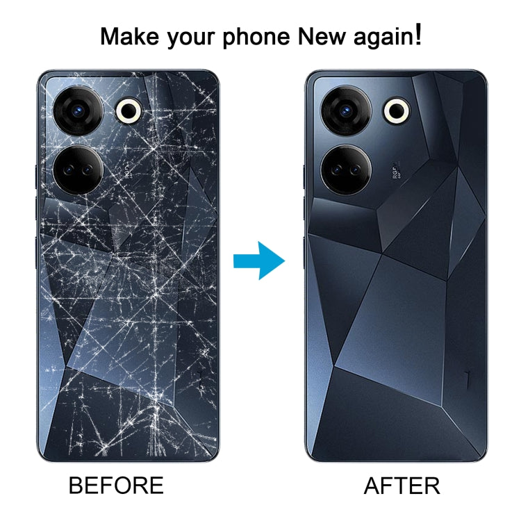 For Tecno Camon 20 Pro Original Battery Back Cover(Blue) - Back Cover by PMC TechLife | Online Shopping South Africa | PMC TechLife | Buy Now Pay Later Mobicred