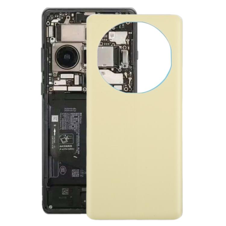 For OPPO Find X6 OEM Battery Back Cover(Gold) - Back Cover by PMc TechLife | Online Shopping South Africa | PMc TechLife | Buy Now Pay Later Mobicred