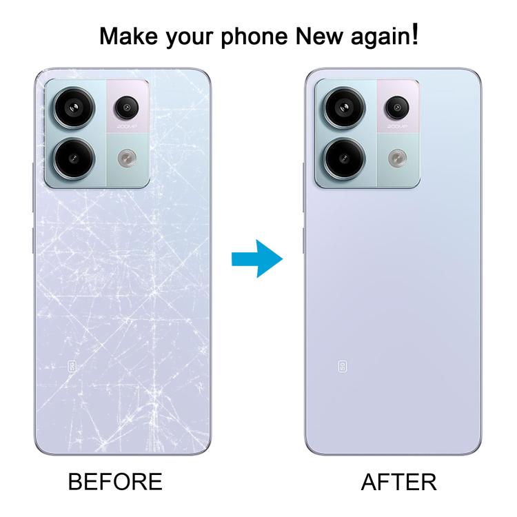 For Xiaomi Redmi Note 13 Pro 5G OEM Battery Back Cover(White) - free shipping - PMc TechLife - Order now!