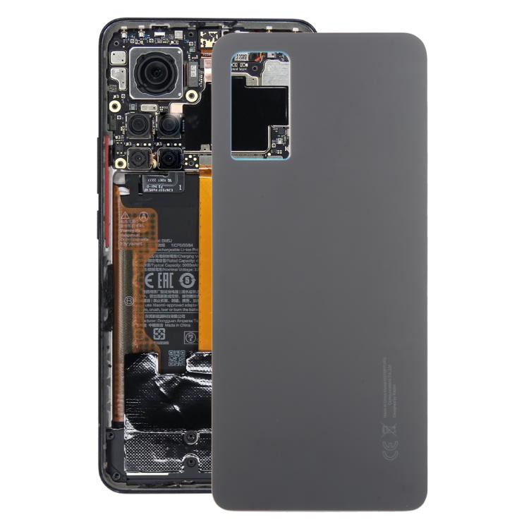 For Xiaomi Redmi Note 12 Pro 4G OEM Battery Back Cover(Black) - Back Cover by PMc TechLife | Online Shopping South Africa | PMc TechLife | Buy Now Pay Later Mobicred