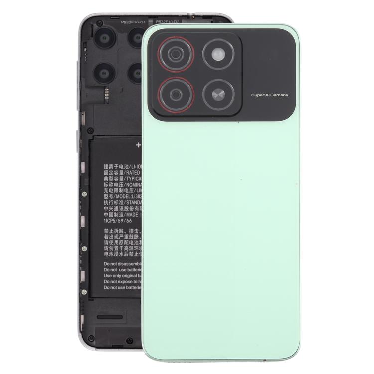For ZTE Blade A35 Z2453 Battery Back Cover with Middle Frame / Camera Lens Cover(Green) - For ZTE by PMC TechLife | Online Shopping South Africa | PMC TechLife | Buy Now Pay Later Mobicred