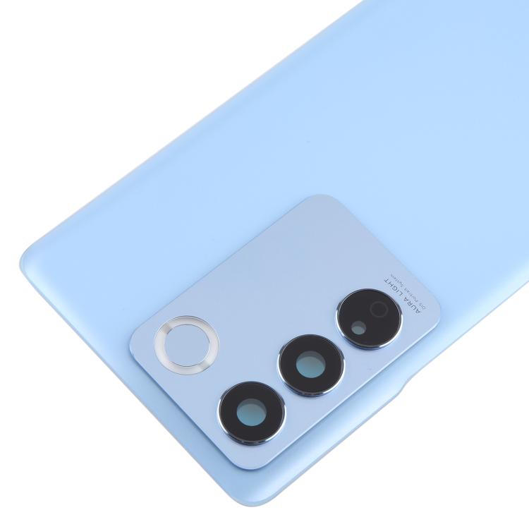 For vivo V27 / V27 Pro Battery Back Cover with Camera Lens Cover(Blue) - free shipping - PMC TechLife - Order now!