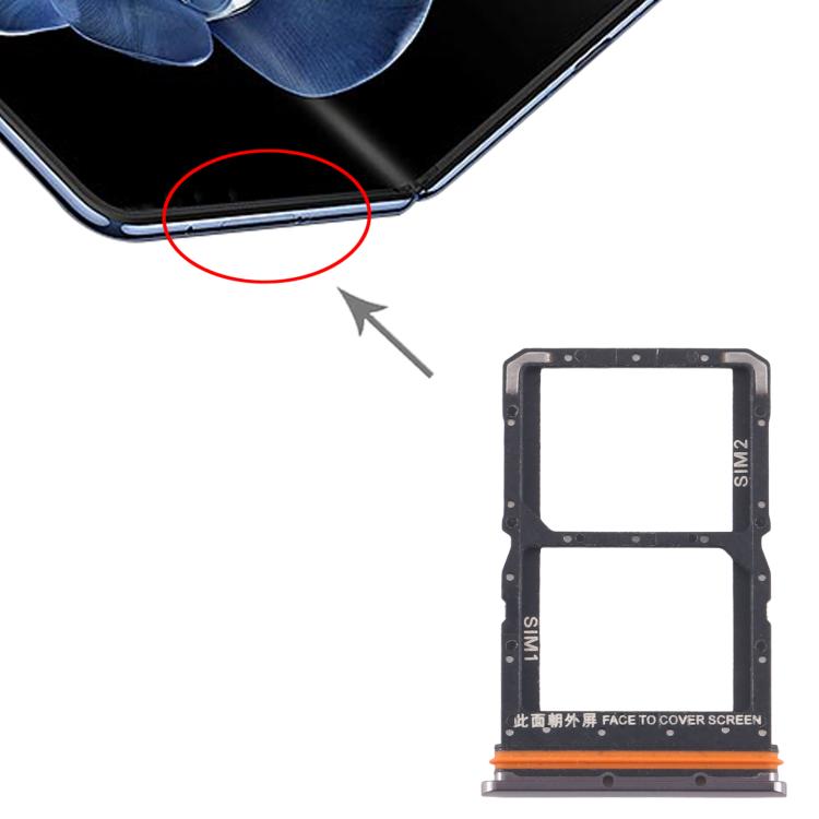 For Xiaomi Mix Fold 4 Original SIM Card Tray + SIM Card Tray (Black) - Card Tray by PMc TechLife | Online Shopping South Africa | PMc TechLife | Buy Now Pay Later Mobicred