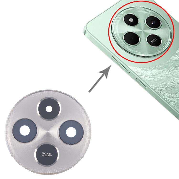 For Xiaomi Poco C75 4G Original Rear Camera Lens Cover (Silver) - Camera by PMc TechLife | Online Shopping South Africa | PMc TechLife | Buy Now Pay Later Mobicred