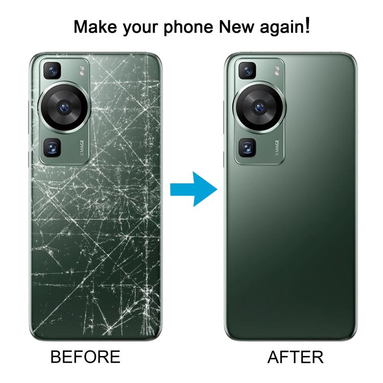 For Huawei P60 Battery Back Cover with Camera Lens Cover(Purple) - Back Cover by PMc TechLife | Online Shopping South Africa | PMc TechLife | Buy Now Pay Later Mobicred