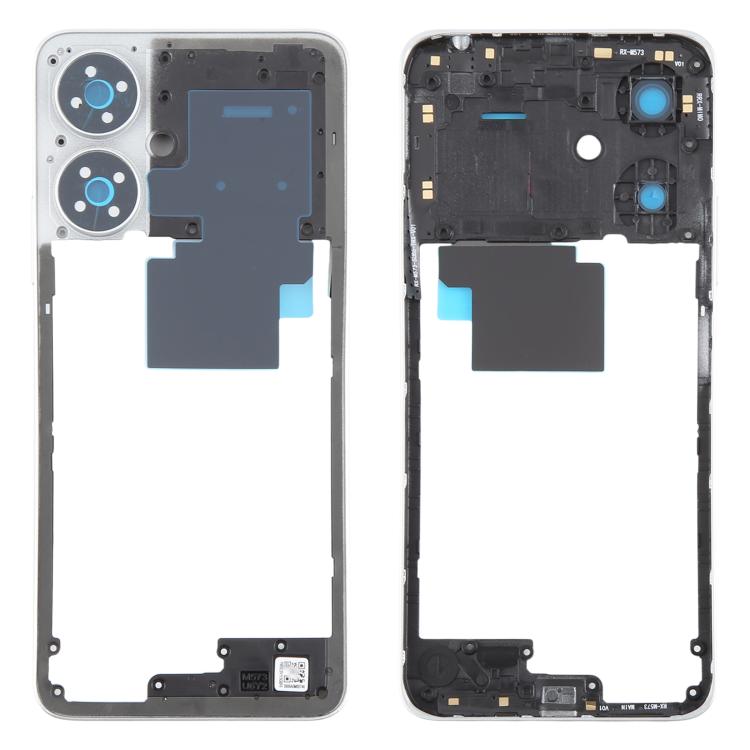 For Xiaomi Redmi 13C 5G Original Middle Frame Bezel Plate (Silver) - Frame Bezel Plate by PMc TechLife | Online Shopping South Africa | PMc TechLife | Buy Now Pay Later Mobicred