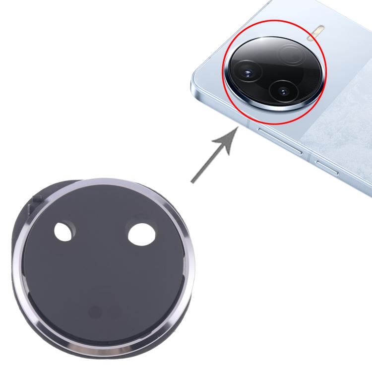 For Xiaomi Redmi K80 Original Rear Camera Lens Cover (Black) - Camera by PMc TechLife | Online Shopping South Africa | PMc TechLife | Buy Now Pay Later Mobicred