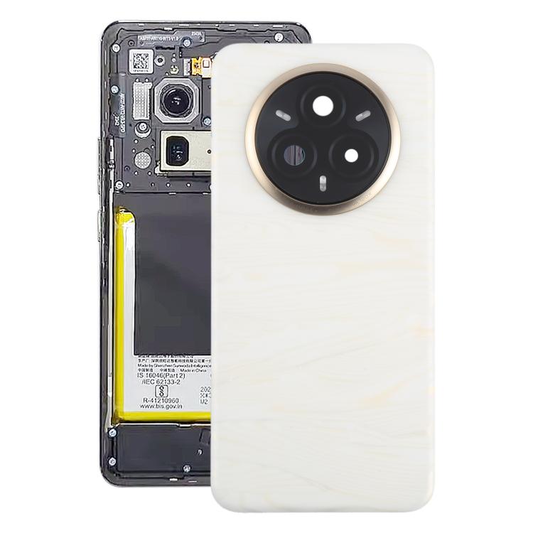 For Realme 14 Pro+ Original Battery Back Cover with Camera Lens Cover(White) - Back Cover by PMc TechLife | Online Shopping South Africa | PMc TechLife | Buy Now Pay Later Mobicred