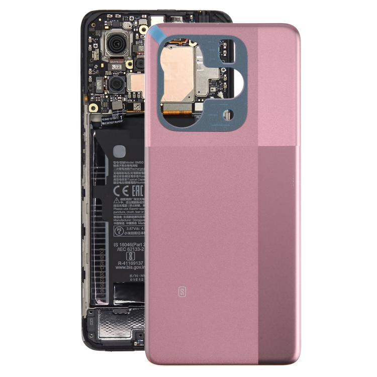 For Xiaomi Redmi Note 14 5G Original Battery Back Cover(Wine Red) - Back Cover by PMc TechLife | Online Shopping South Africa | PMc TechLife | Buy Now Pay Later Mobicred