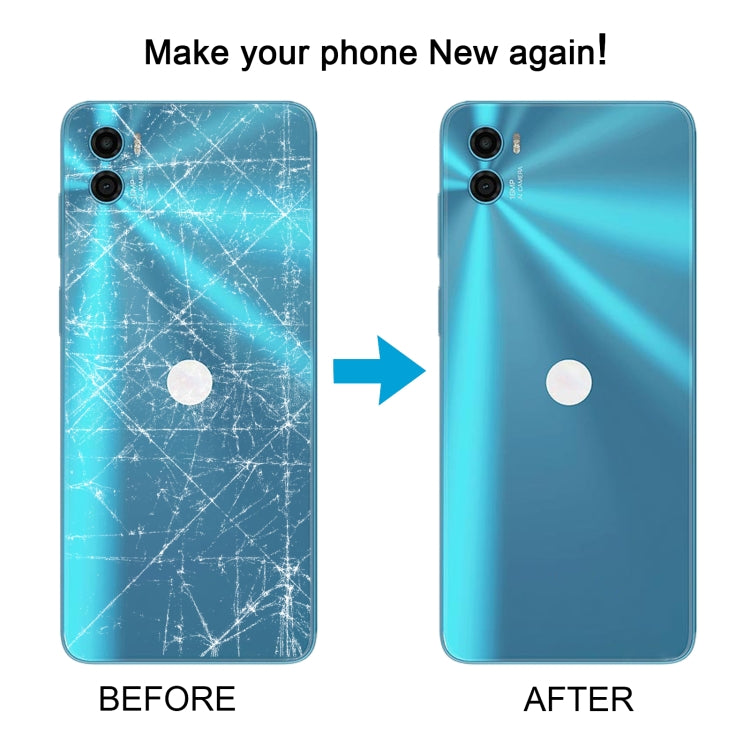 For Motorola Moto E32 India Original Battery Back Cover(Blue) - Back Cover by PMC TechLife | Online Shopping South Africa | PMC TechLife