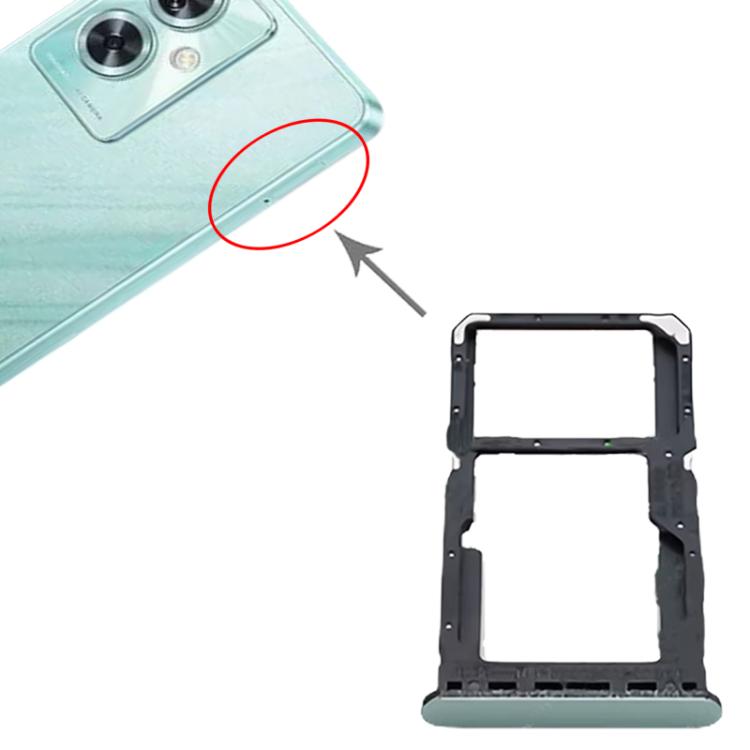 For OnePlus Nord N30 SE 5G CPH2605 SIM + SIM / Micro SD Card Tray (Green) - Card Tray by PMc TechLife | Online Shopping South Africa | PMc TechLife | Buy Now Pay Later Mobicred
