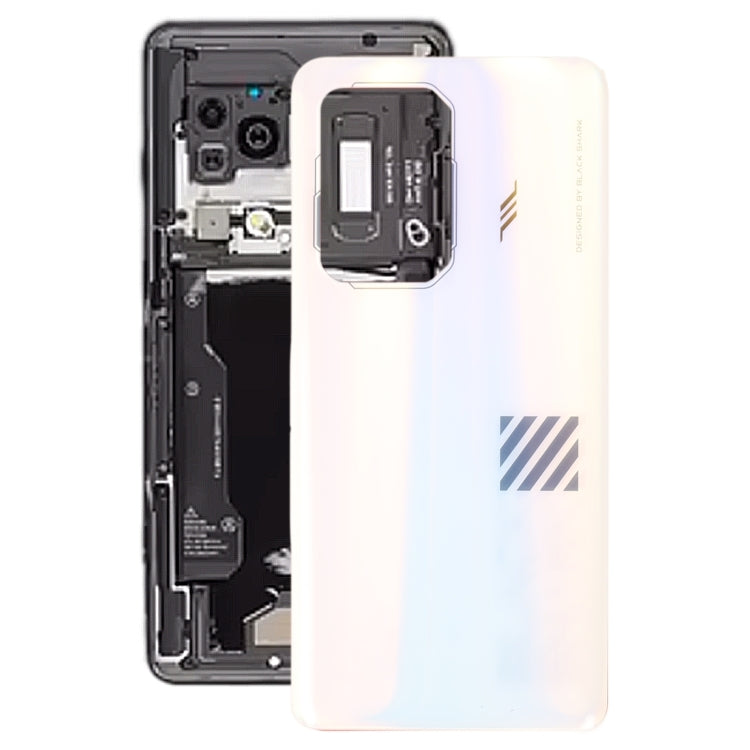 Original Battery Back Cover for Xiaomi Black Shark 5(White) - Back Cover by PMC TechLife | Online Shopping South Africa | PMC TechLife | Buy Now Pay Later Mobicred