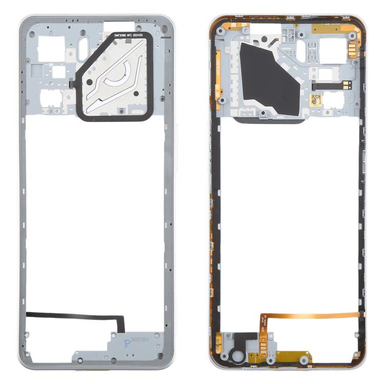 For ZTE nubia Neo 3 Plastic Middle Frame Bezel Plate (Silver) - free shipping - PMC TechLife - Order now!