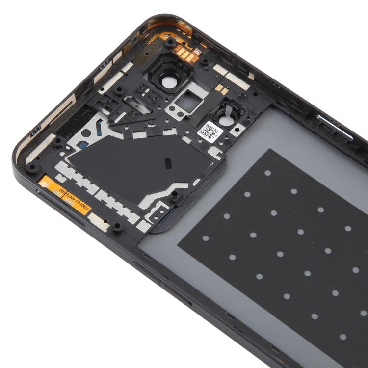 For ZTE nubia Neo 3 Plastic Battery Back Cover with Middle Frame / Camera Lens Cover(Black) - free shipping - PMC TechLife - Order now!