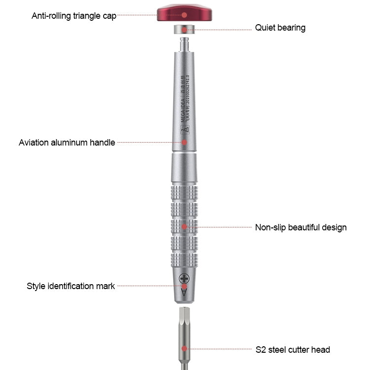 S2 Hollow Cross Tip Middle Bezel Phone Repair Precision Screwdriver - Screwdriver by PMC Jewellery | Online Shopping South Africa | PMC Jewellery | Buy Now Pay Later Mobicred