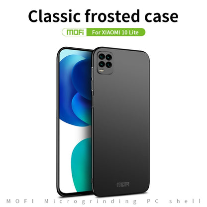 For Xiaomi Mi 10 Lite MOFI Frosted PC Ultra-thin Hard Case(Blue) - Xiaomi Cases by MOFI | Online Shopping South Africa | PMC Jewellery