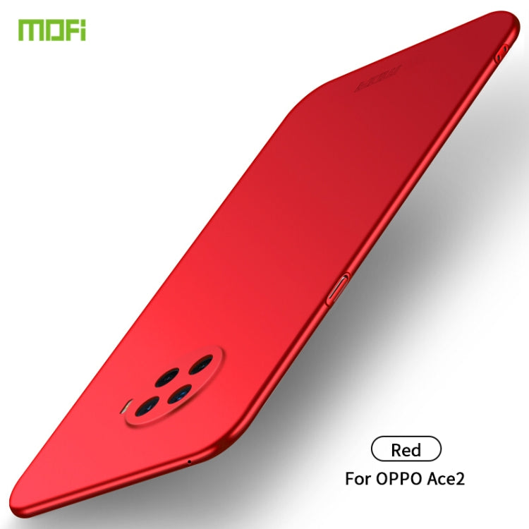 For OPPO Ace2 MOFI Frosted PC Ultra-thin Hard Case(Red) - OPPO Cases by MOFI | Online Shopping South Africa | PMC TechLife