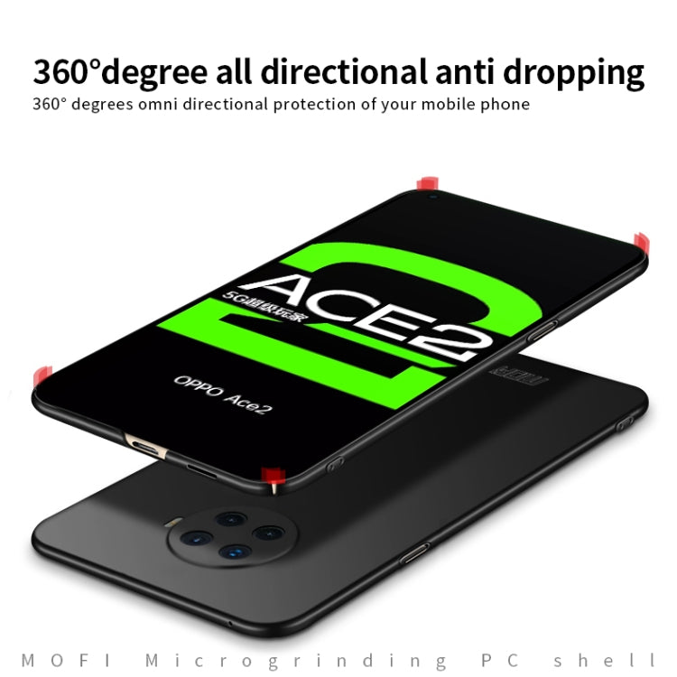 For OPPO Ace2 MOFI Frosted PC Ultra-thin Hard Case(Red) - OPPO Cases by MOFI | Online Shopping South Africa | PMC TechLife