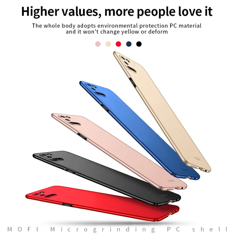 For OPPO A52 MOFI Frosted PC Ultra-thin Hard Case(Blue) - OPPO Cases by MOFI | Online Shopping South Africa | PMC TechLife | Buy Now Pay Later Mobicred